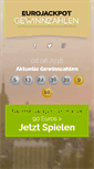 Mobile Screenshot of eurojackpot-gewinnzahlen.com